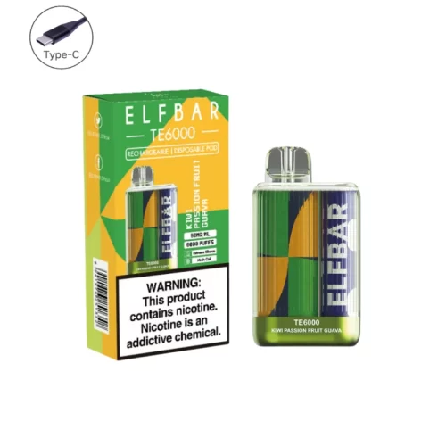 Elf Bar TE6000 Puffs Disposable Vape